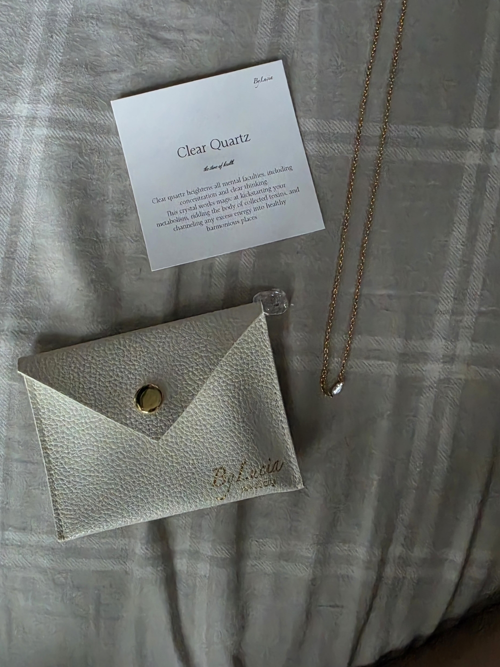 ByLucia Clear Quartz Necklace